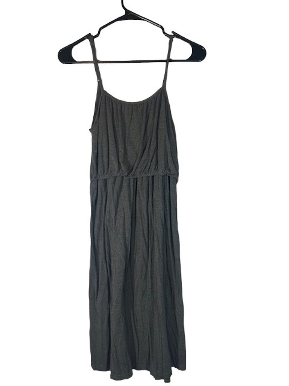 Swomog Gray Sleeveless Slouchy Beachy Casual Dress Women Sz M